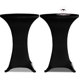 vidaXL Standing Table Cover Ã60cm Bordduk Svart